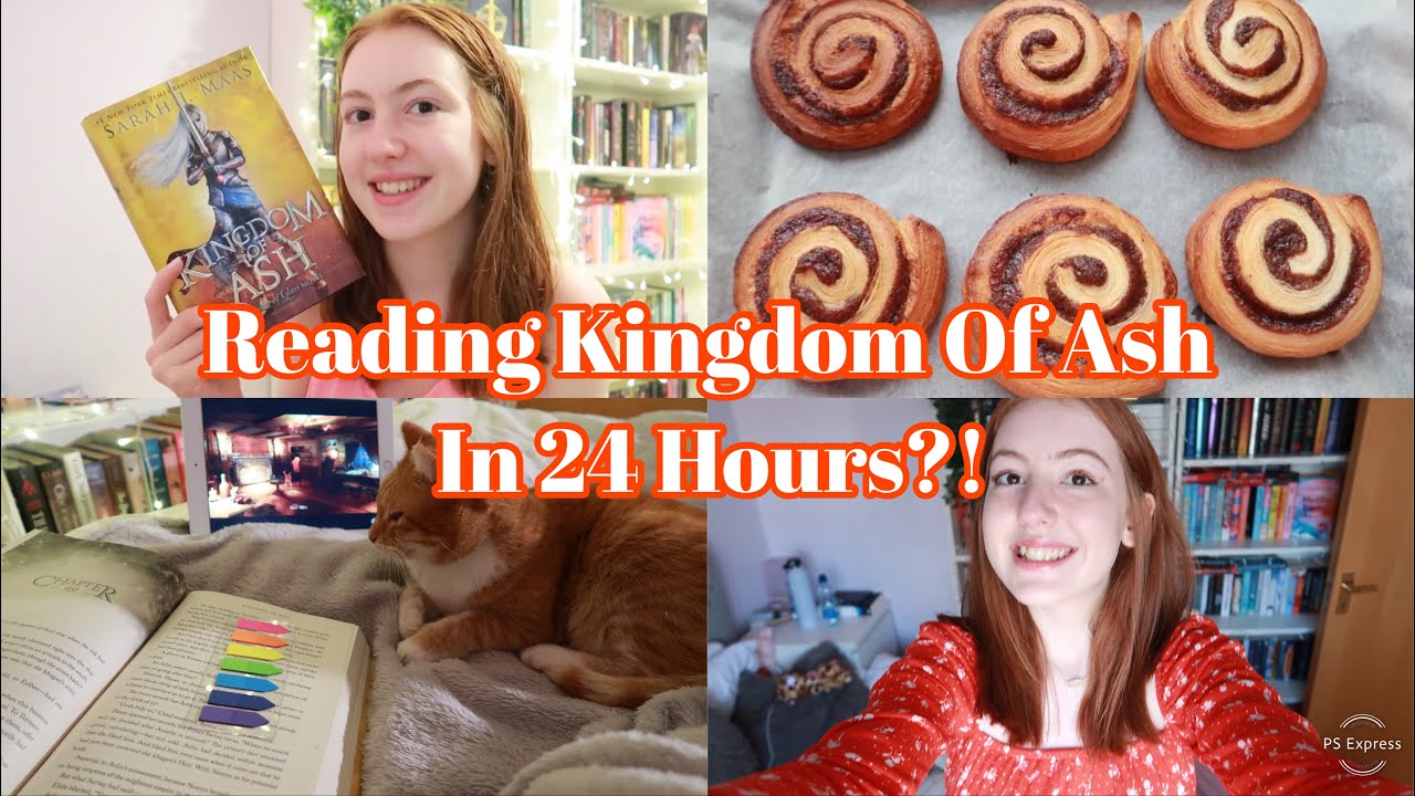 Reading Kingdom of Ash in 24 Hours?! ✨ 24 hour readathon vlog