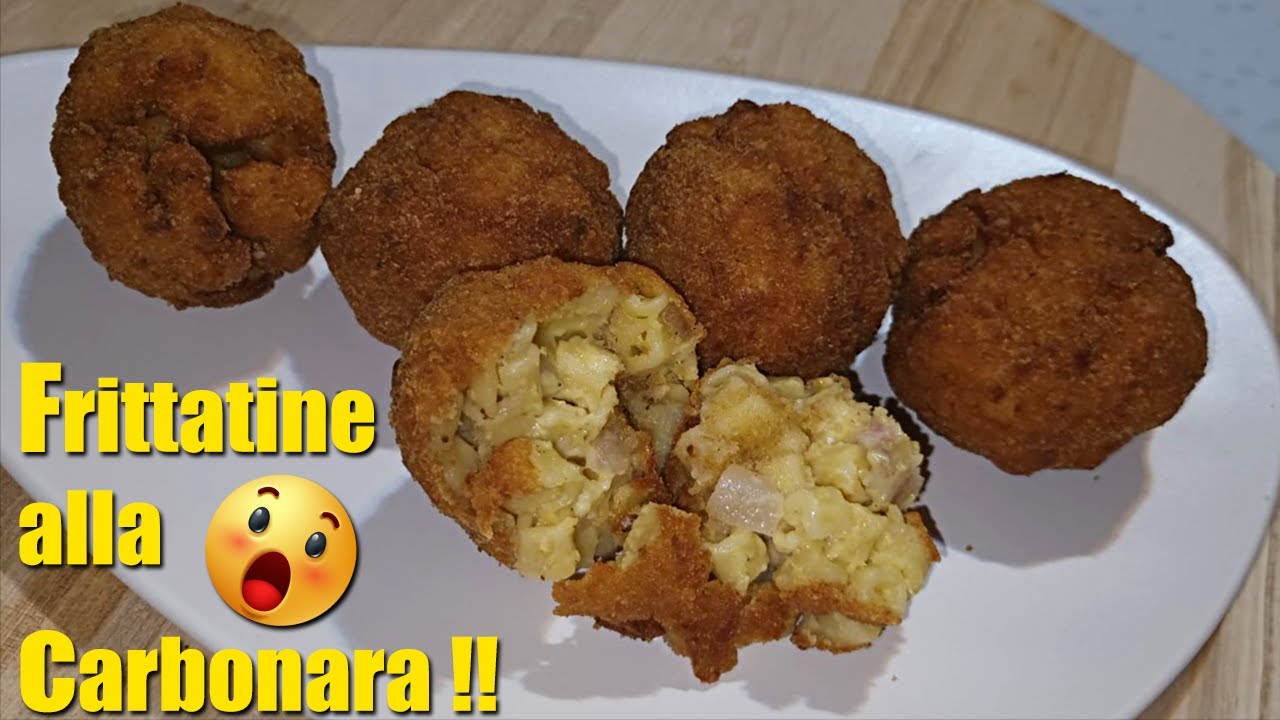 FRITTATINE ALLA CARBONARA/🤪Un'idea aperitivo tra amici #omelettes