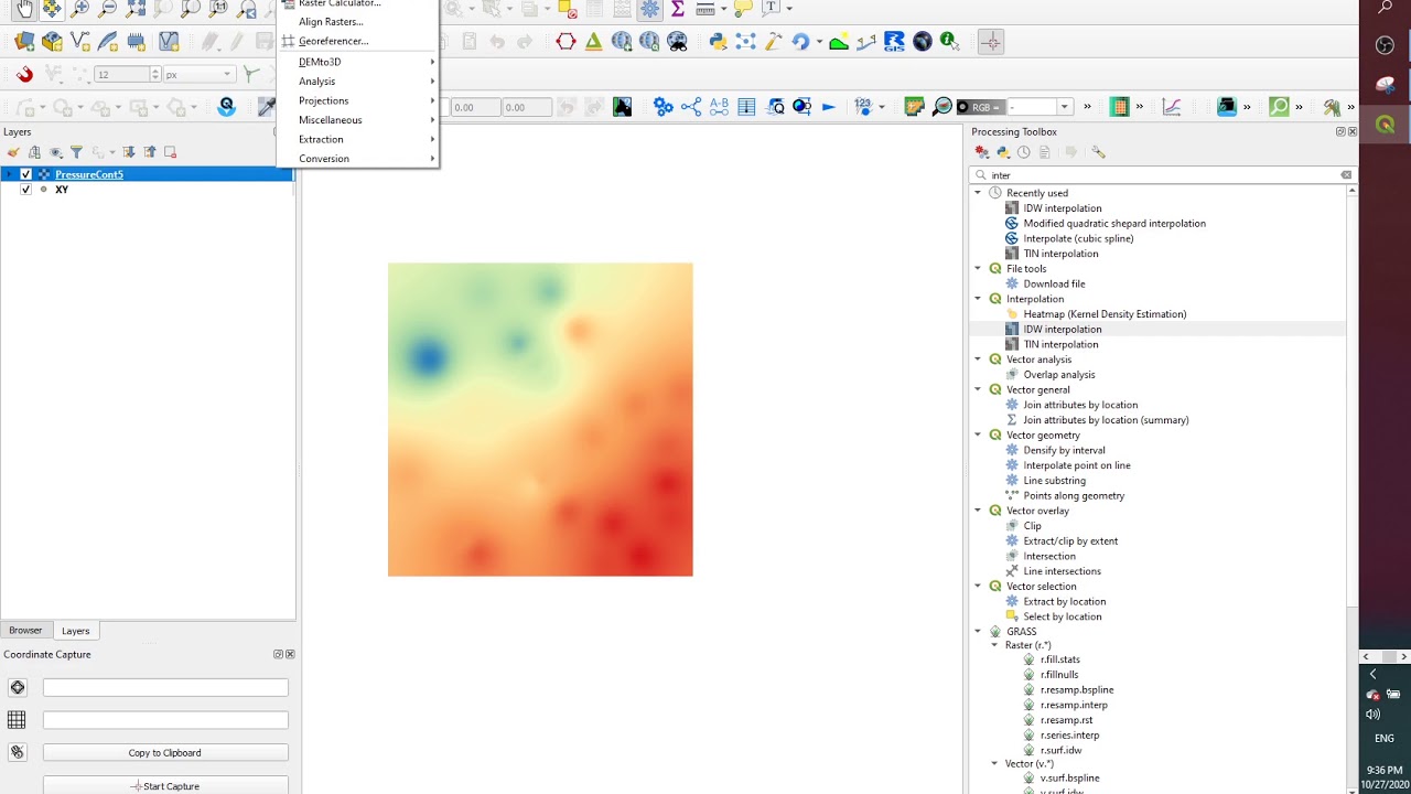 Converting XYZ to Contours Using QGIS