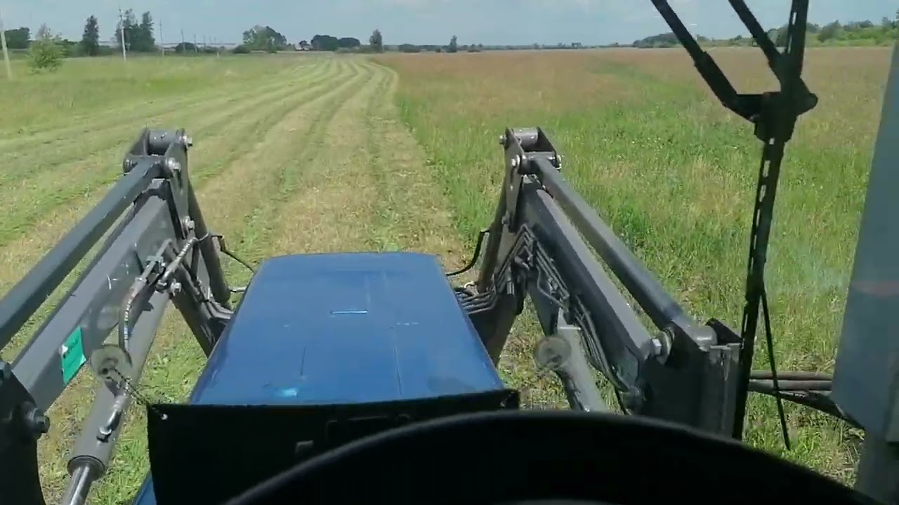 Начали сенокос, первый выезд
