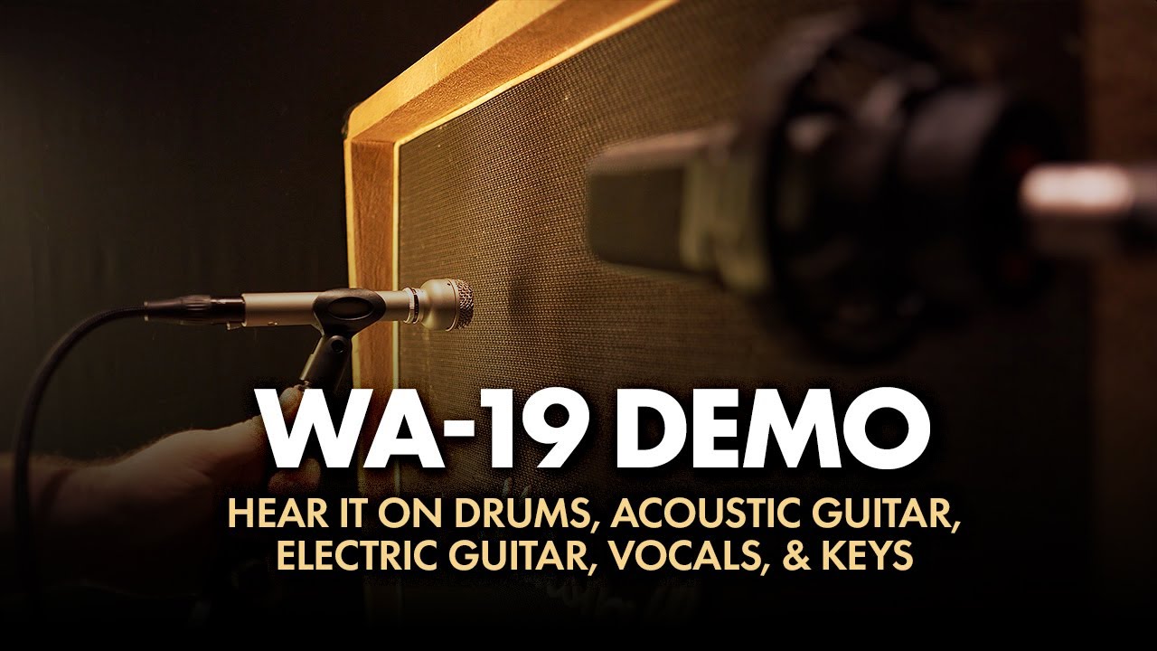WA-19 Dynamic Studio Mic Demo | Hear It On Drums, Vocals, Acoustic Guitar, Electric Guitar, Keys