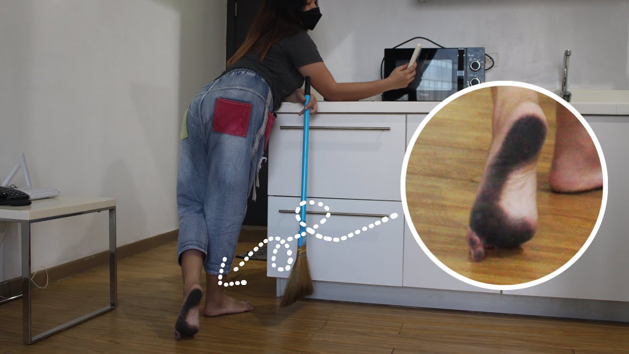 Clean With Me Barefoot + Condo Tour