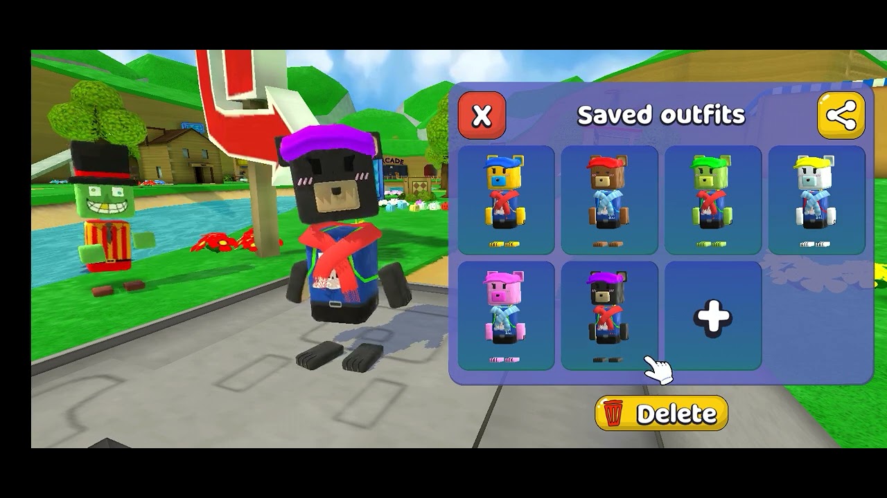 Super Bear Adventure Hachi Style Outfits from The Legend of Normal Honey