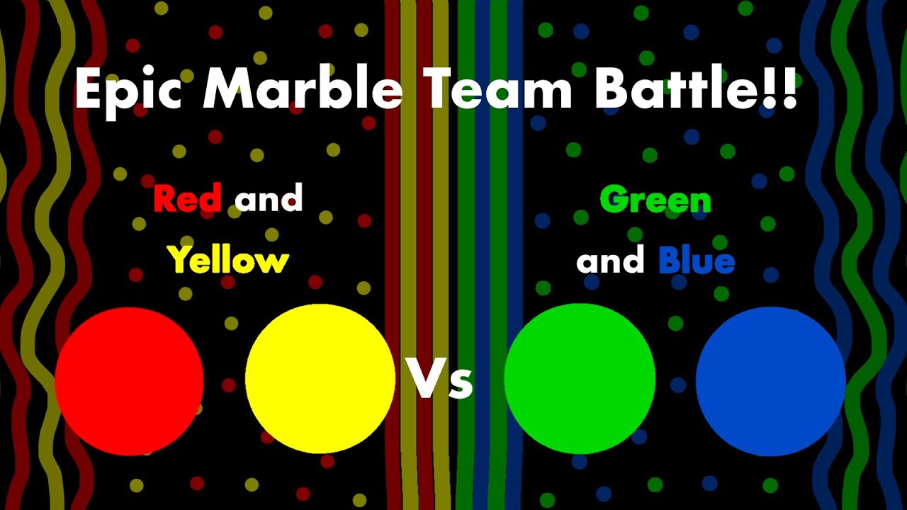 2 VS 2: Proliferation Team Marble Race in Algodoo