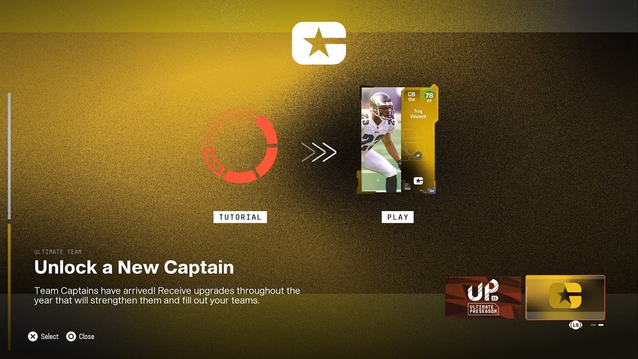 Team Captains: Upgrade to 83 OVR - 5 Players to Choose From