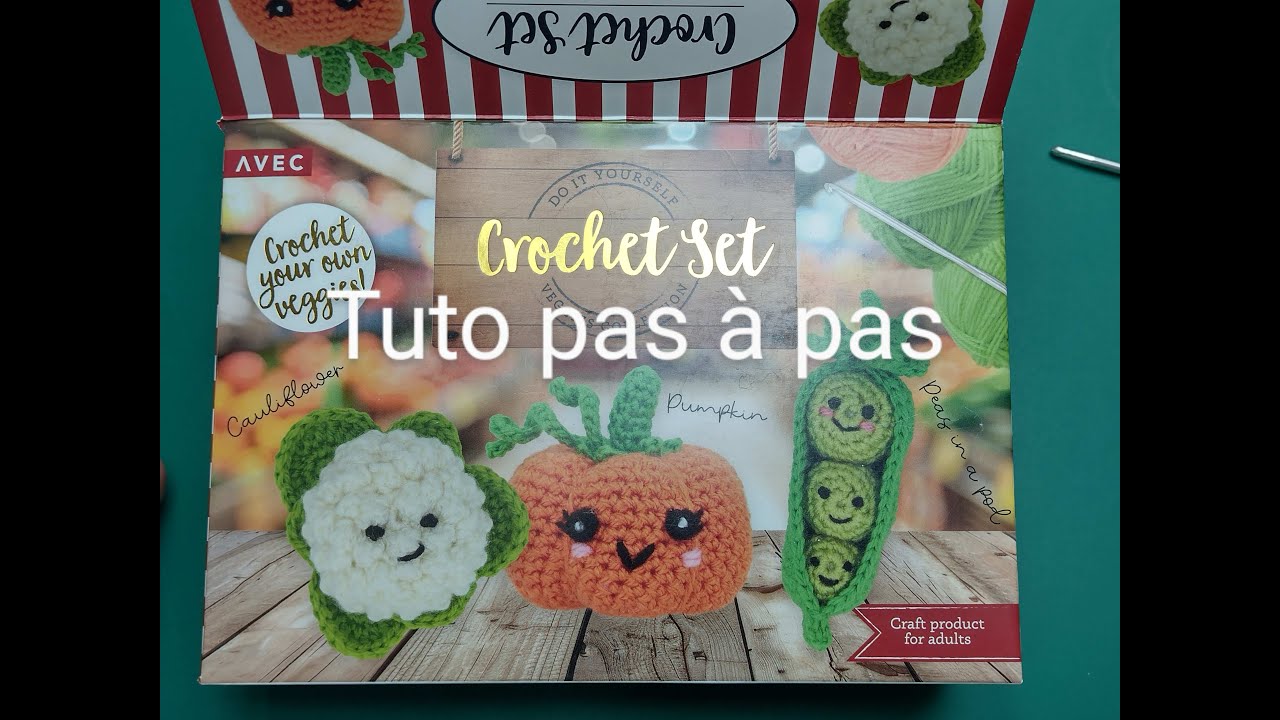 CHOU FLEUR kit crochet légumes ACTION