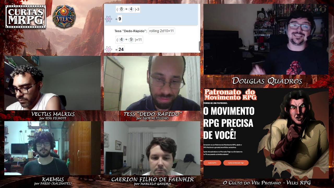 Velks RPG - O Culto do Véu Profano #02 - Curtas MRPG
