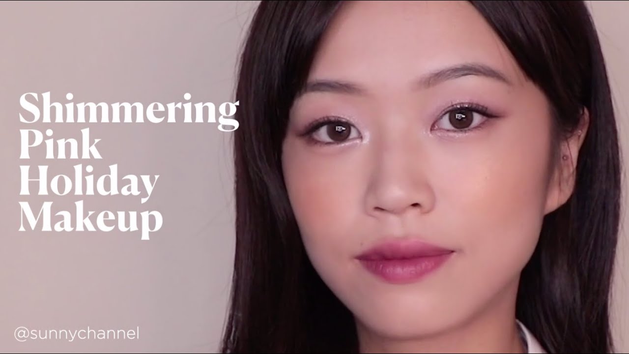 Shimmering Pink Holiday Look - Hooded/Monolid Eyes Makeup Tutorial | Laura Mercier
