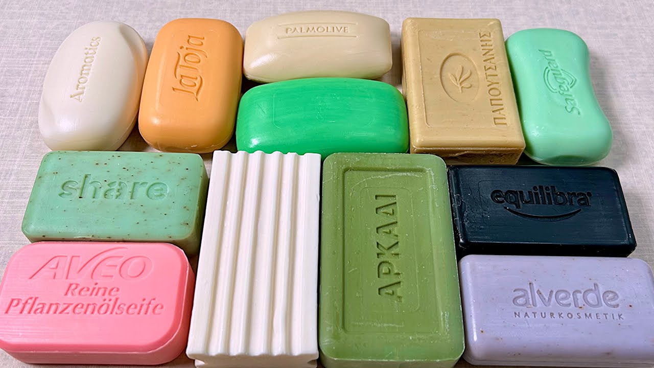 ASMR soap cutting 💗 Резка мыла АСМР