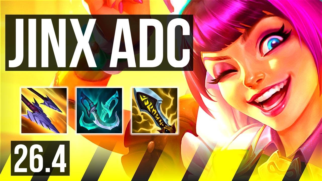 JINX & Lulu vs DRAVEN & Leona (ADC) | 65K damage | EUW Challenger | 26.4
