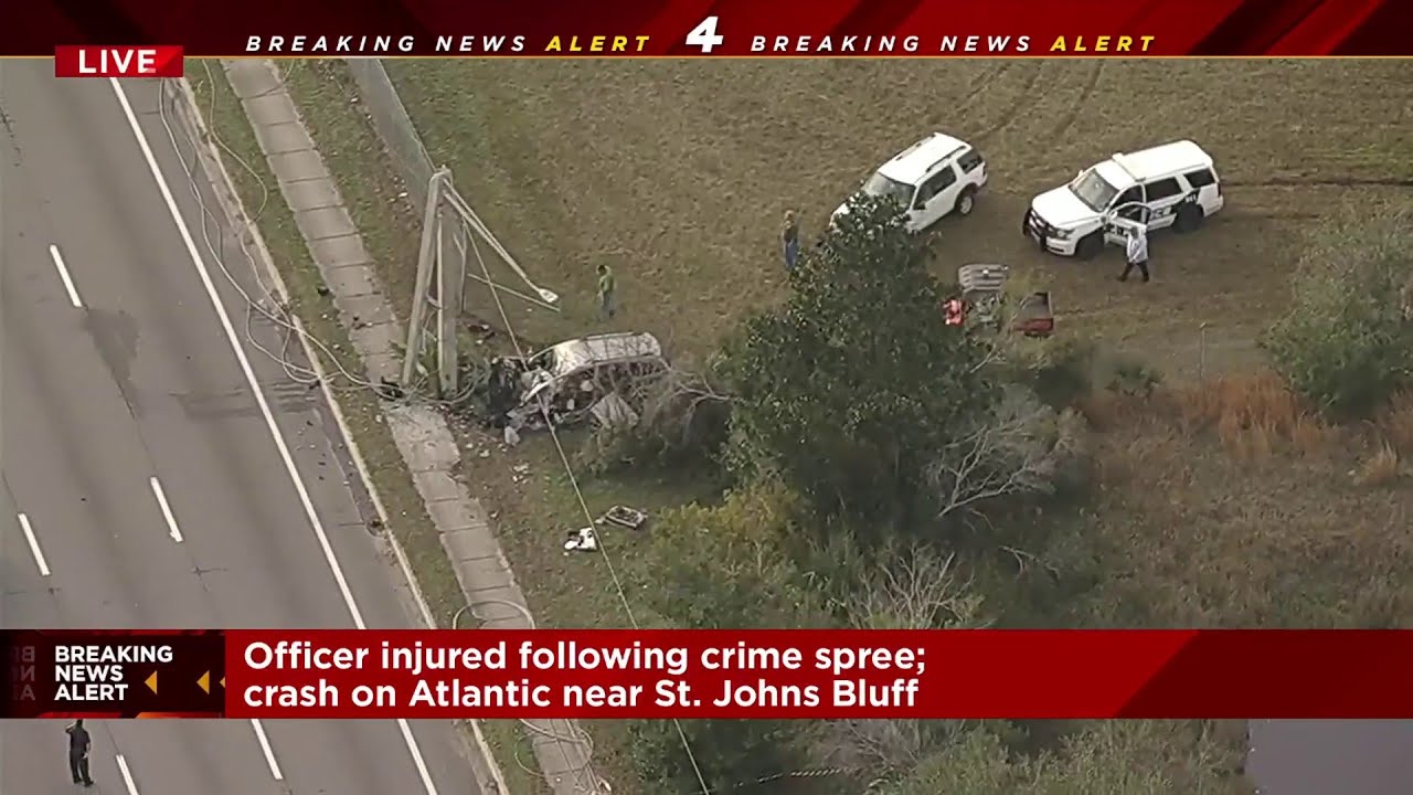 Breaking news conference of Mayport robbery, shooting, kidnapping, officer injury, then crash