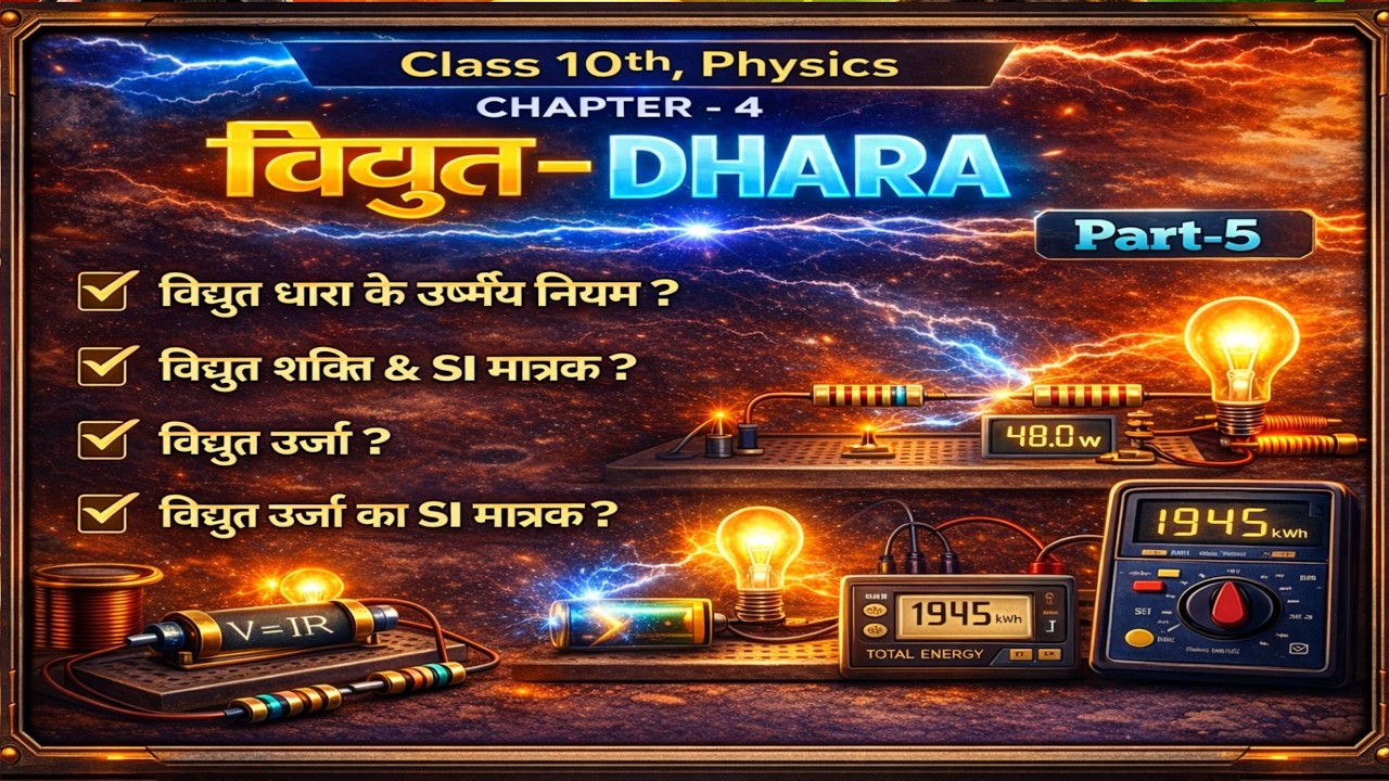 Class 10th Physics | Chapter - 4 | VIdhyut Dhara | Class5 | Part5 || By Viral Broo Classes