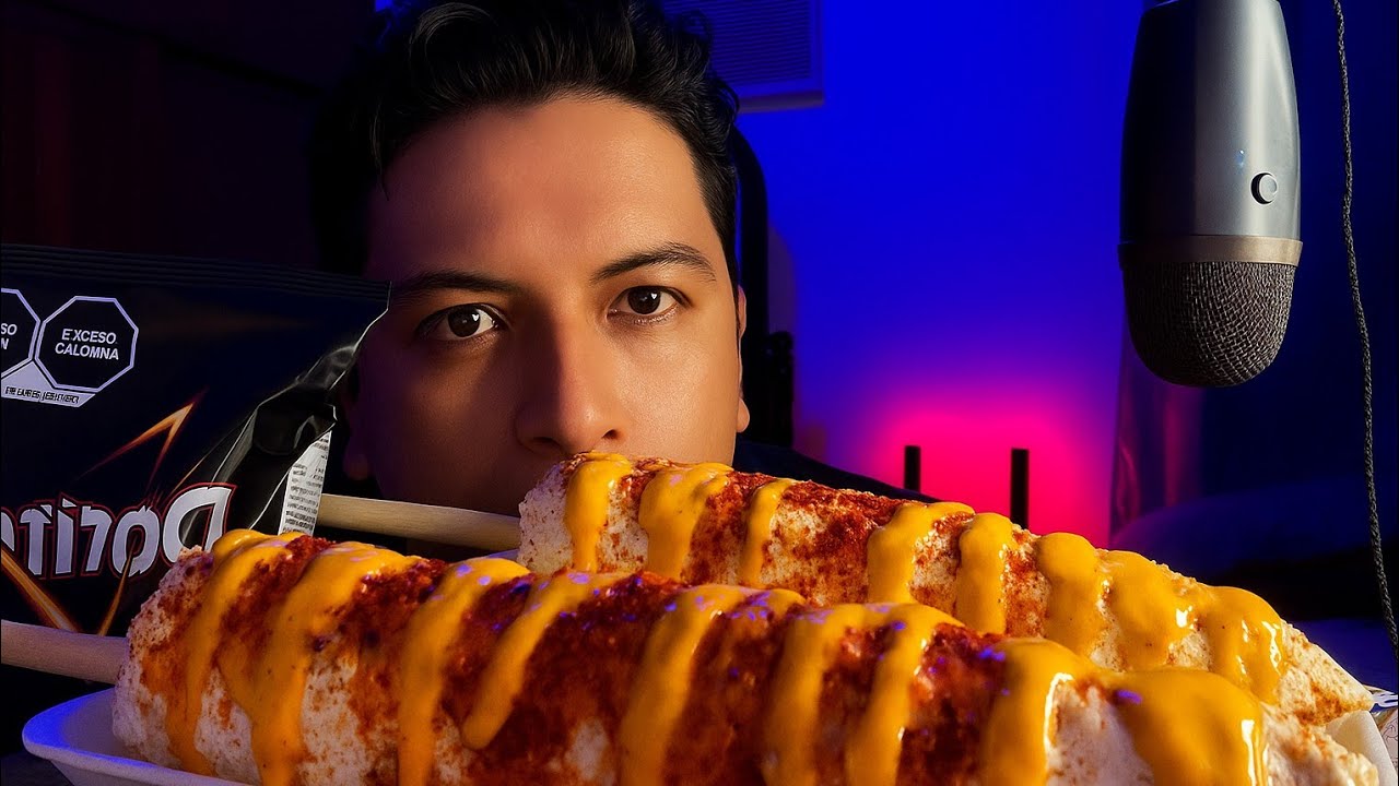 ASMR COMIENDO ELOTES PREPARADOS/ DORITOS/ MEXICAN STREET FOOD 