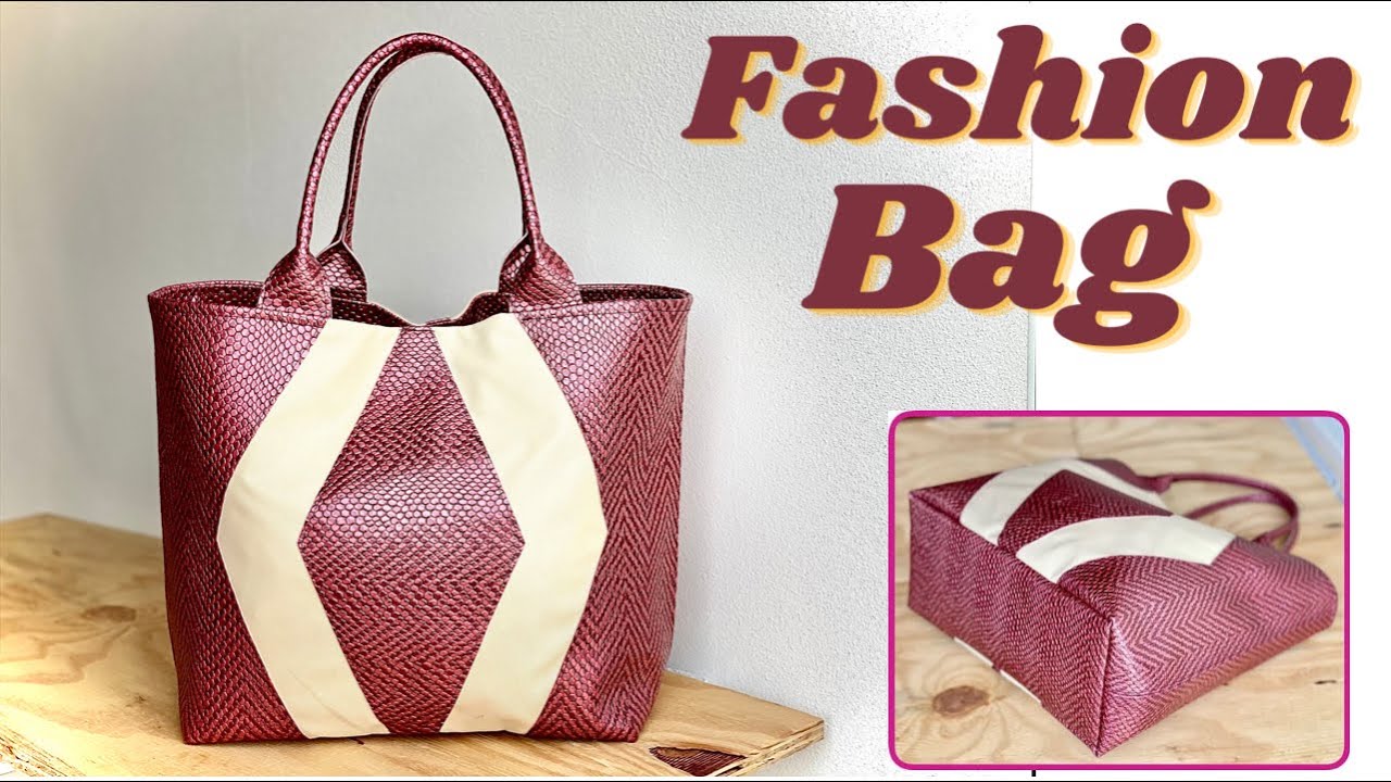 SCICCOSA BORSA fai da te in tessuto di ecopelle | FANTASTIC DIY BAG | Come cucire una BORSA