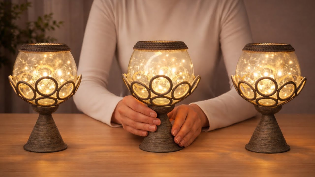 5 Ideas You Can Do with a Glass Globe Bowl! DIY! Recycling!