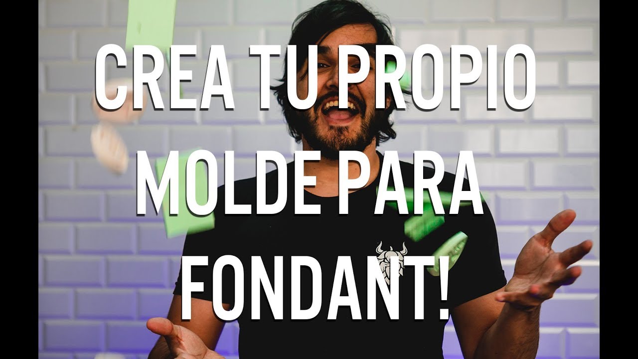 COMO HACER UN MOLDE DE SILICONA PARA FONDANT !!