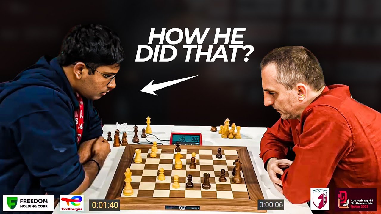 This young Indian talent did the unthinkable against Grischuk | World Blitz 2025