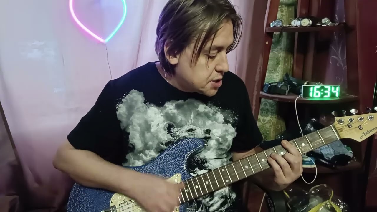 Виктор Цой группа крови под гитару