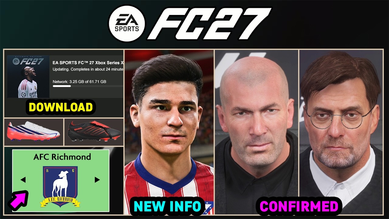 EA FC 27 - NEW Gameplay, CONFIRMED Real Faces & BIG Updates ✅