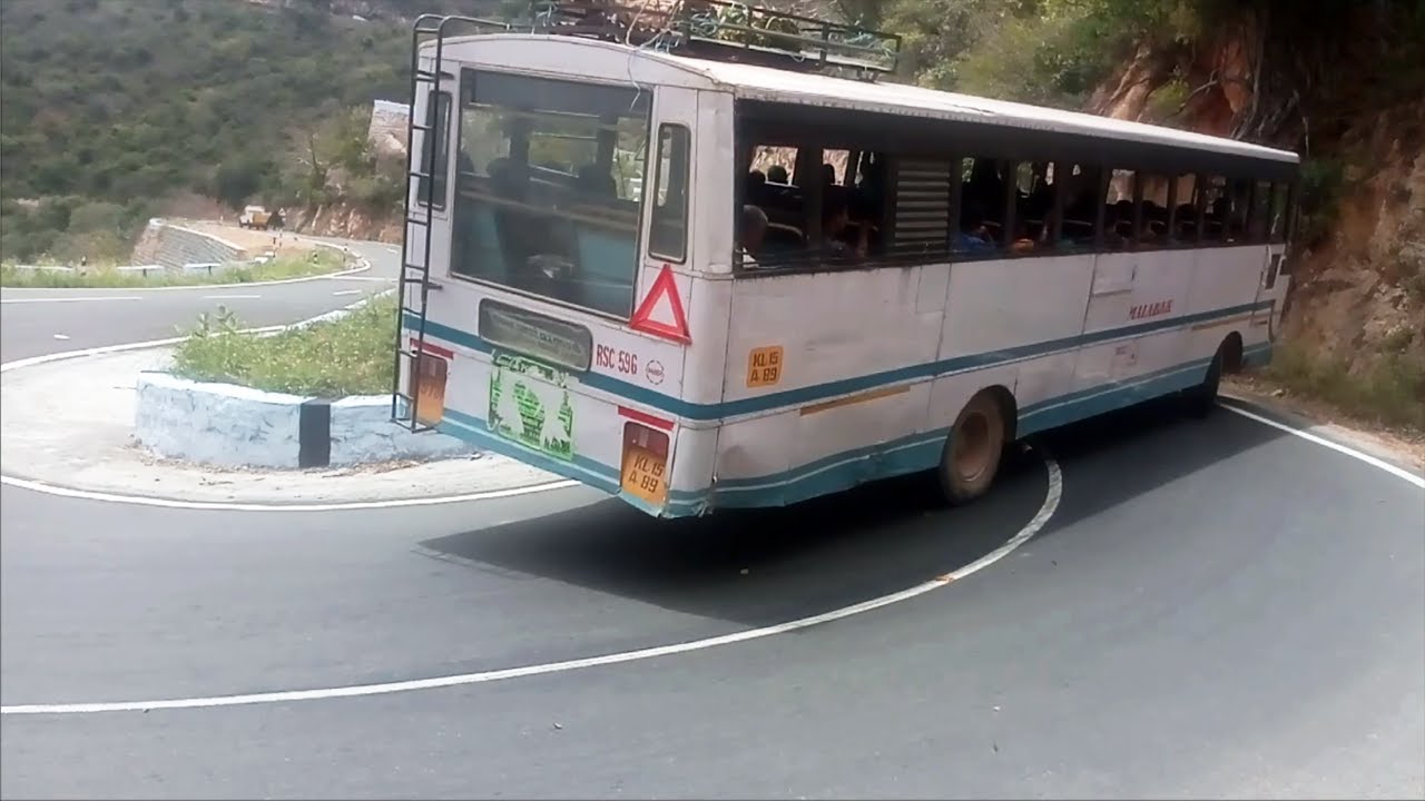 KSRTC Bus, Heavy Load Truck on bodi mettu road fast and skill driving | NGM Online Bro