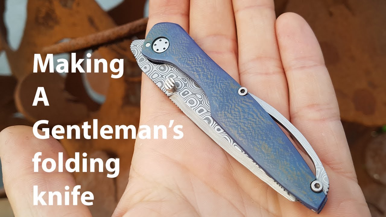 Making a gentleman's folding knife (front flipper style)