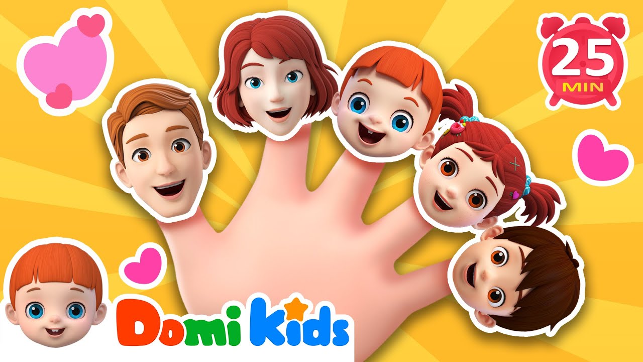 Domi Kids Finger Family Song | Baby Songs | Nursery Rhymes & Kids Songs | Domi Kids