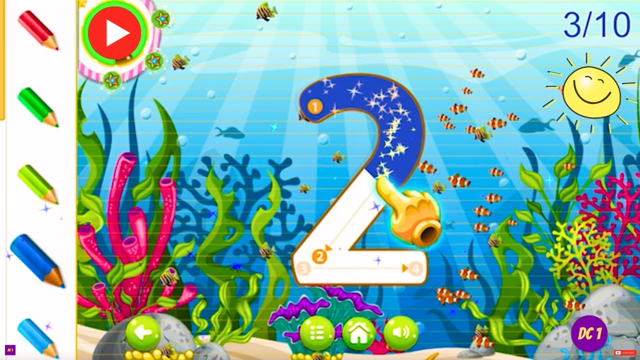 Abc Alphabet Learning - Number Tracing For Toddler | Full Gameplay