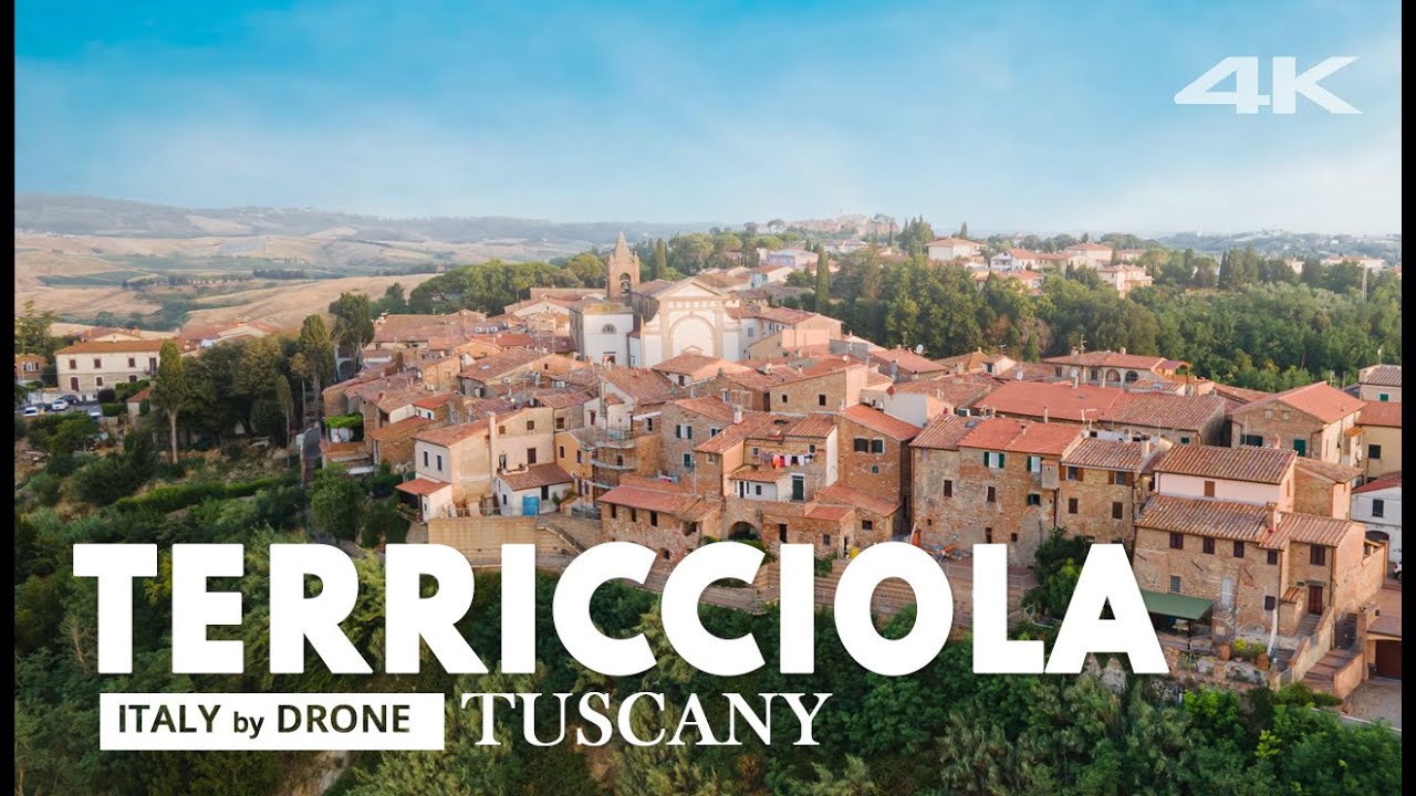 TERRICCIOLA drone footage 4K | Tuscany from above cinematic movie