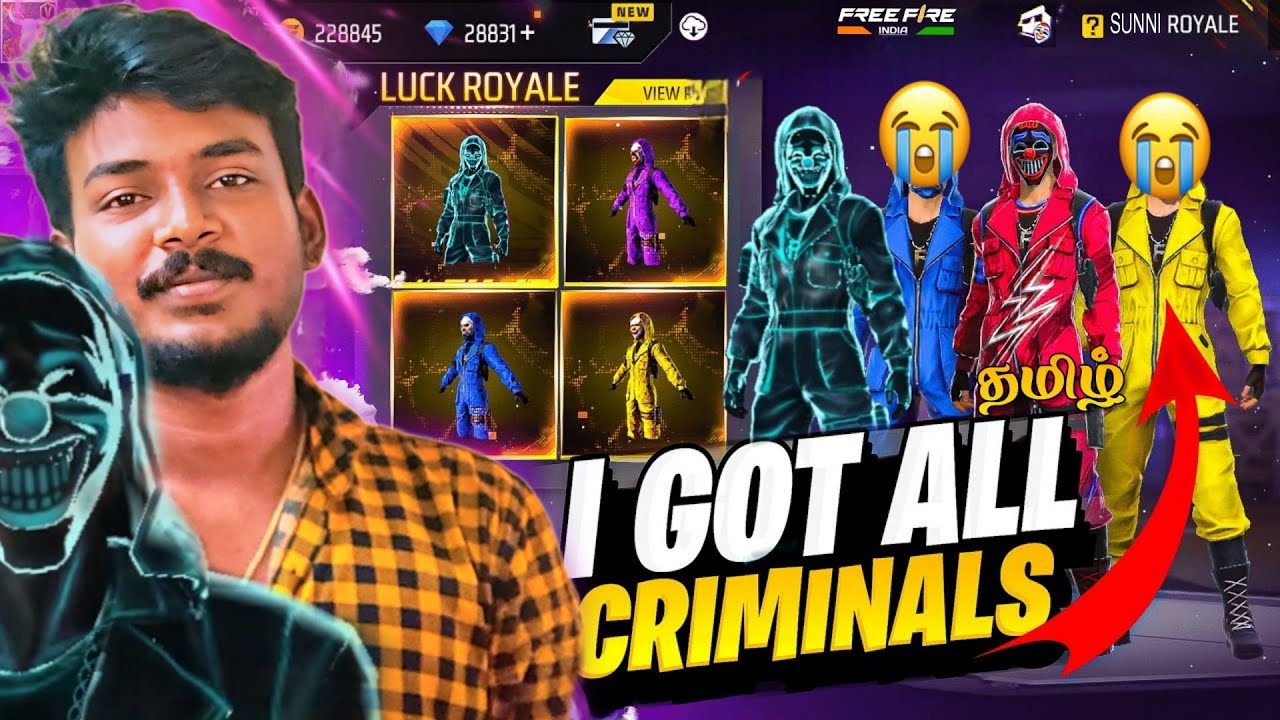 GHOST CRIMINAL SPINING🔥 || NEW CIMINAL EVENT 5000 DIAMONDS💎 மாட்டு RAVI