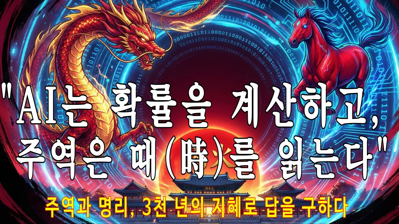 AI는 확률을 계산하고, 주역은 때(時)를 읽는다. 0과 1의 디지털 세상에서 명리로 내 운명의 대운(大運)에 올라타는 법.  [ AI 성우 ]
