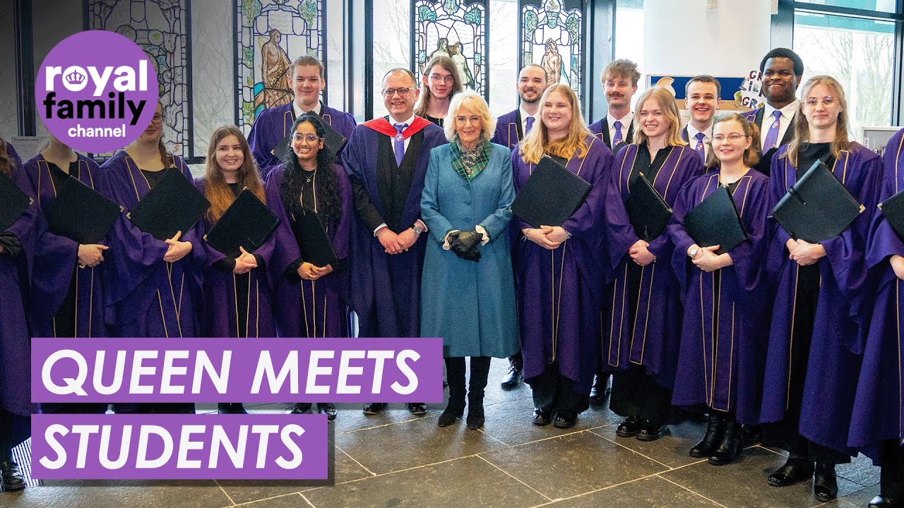 Queen’s Inspiring Visit to University of Aberdeen: Meeting Students, Composer & Footballer