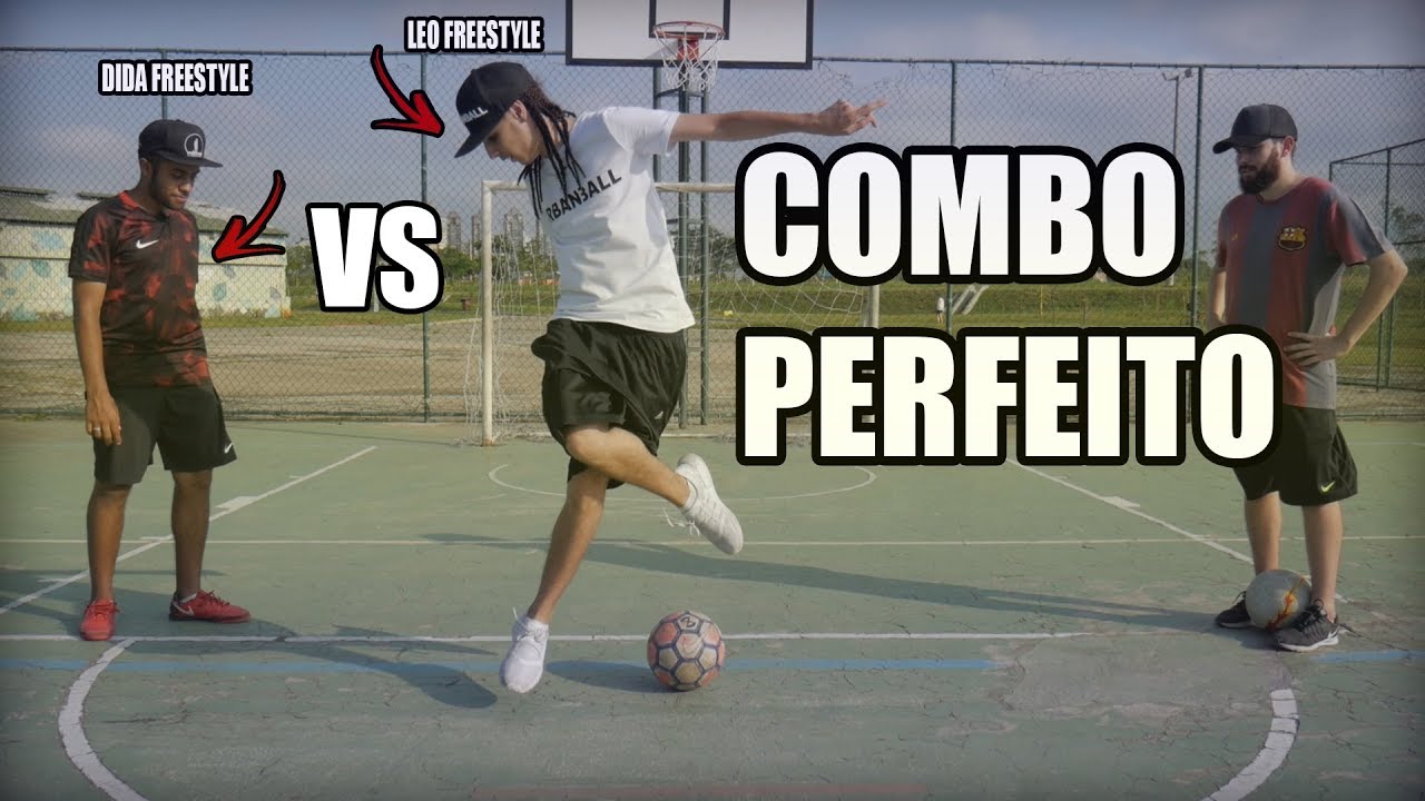 DESAFIO DO COMBO DE DRIBLES PERFEITO feat. LEO FREESTYLE - DIDA FOOTZ