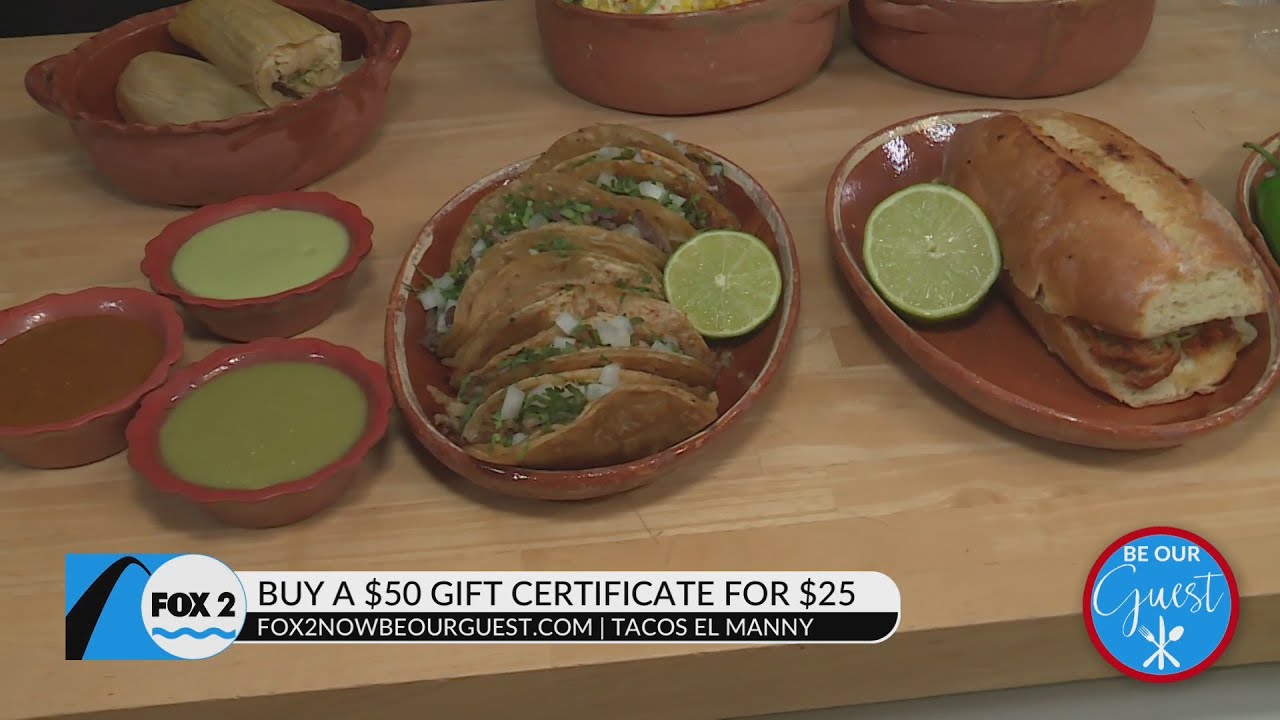 Be Our Guest at Tacos El Manny! Purchase a $50 gift certificate for only $25!