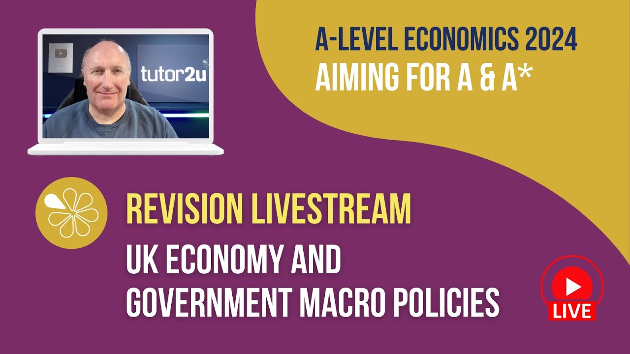 UK Economy and Government Macro Policies | Livestream | Aiming for A-A* Economics 2024