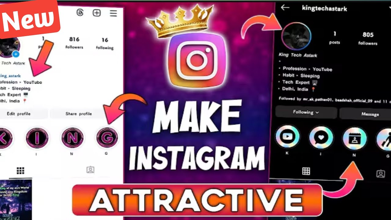 How To Make Instagram Profile Cool And Attractive 2025 | Instagram Professional Bios
