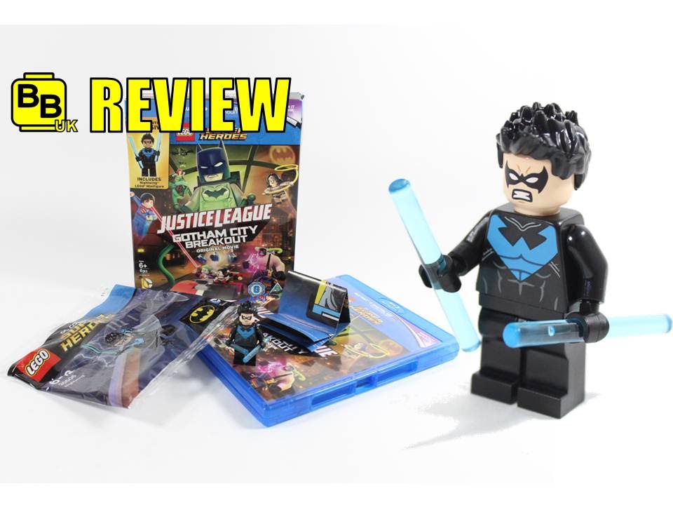 LEGO DC JUSTICE LEAGUE BLU-RAY EXCLUSIVE NIGHTWING POLYBAG 30606 REVIEW