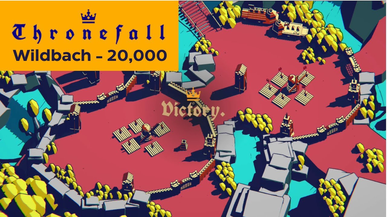 Thronefall - Wildbach 20,000 Score Achievement | Tutorial & Walkthrough