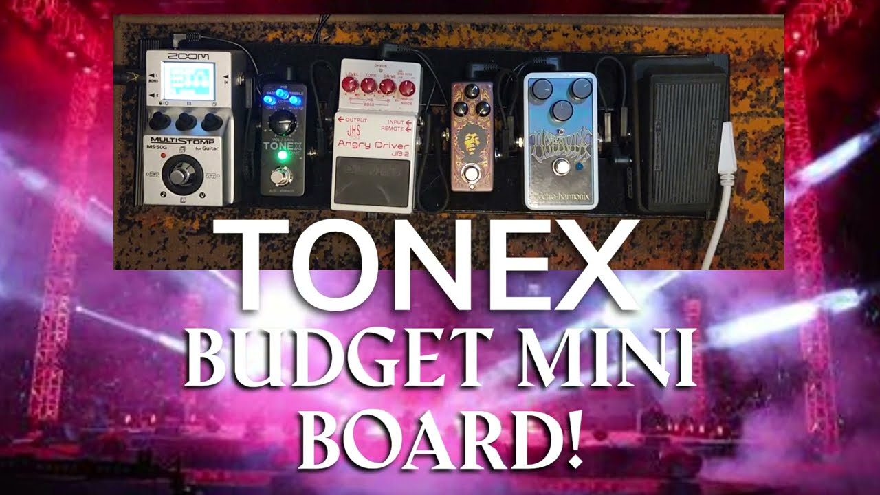 TONEX ONE. Creating a budget mini pedalboard with the best sounding pedals!