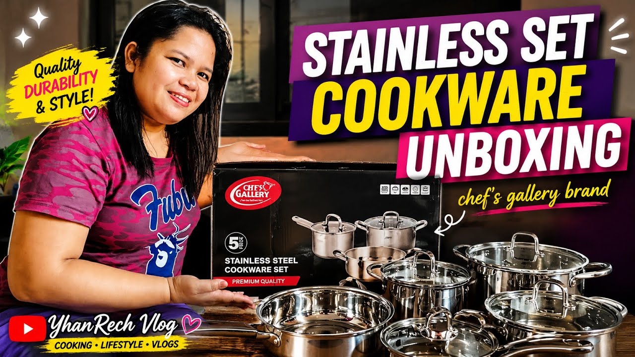 Stainless Set Unboxing | Chef's Gallery | YhanRech 