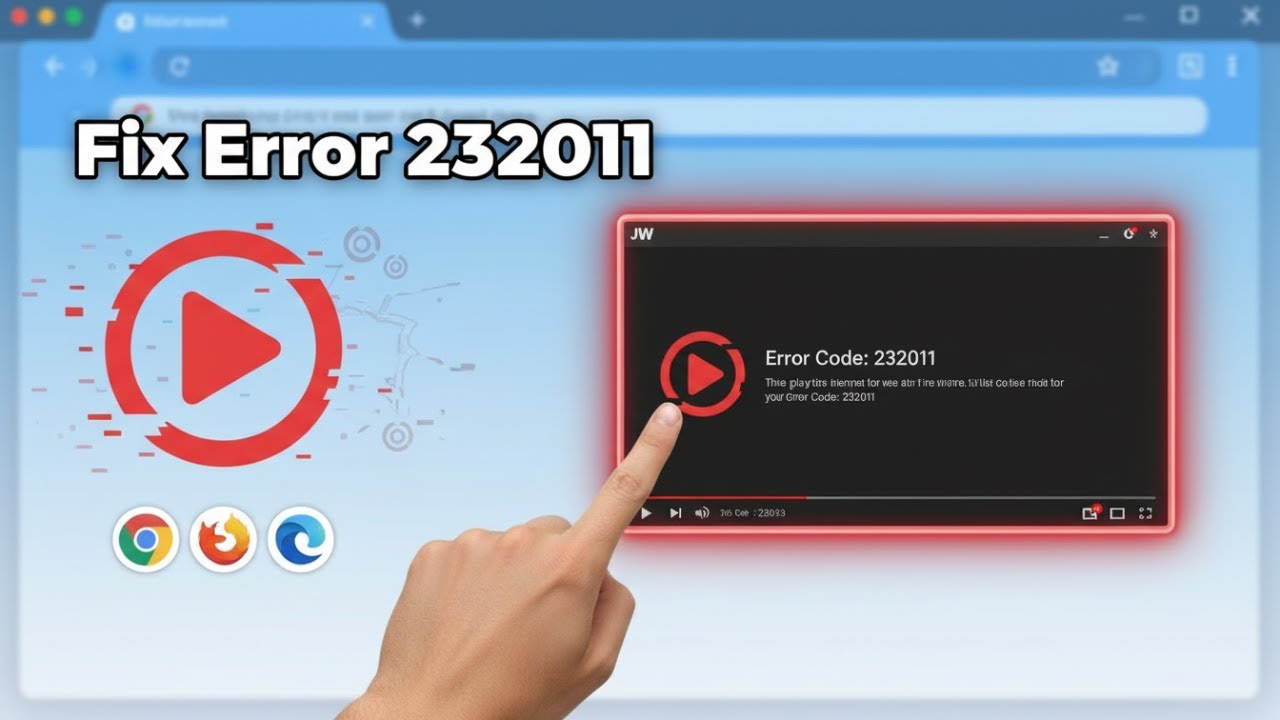 Fix JW Player Error Code 232011 in Windows! | Step-by-Step Guide