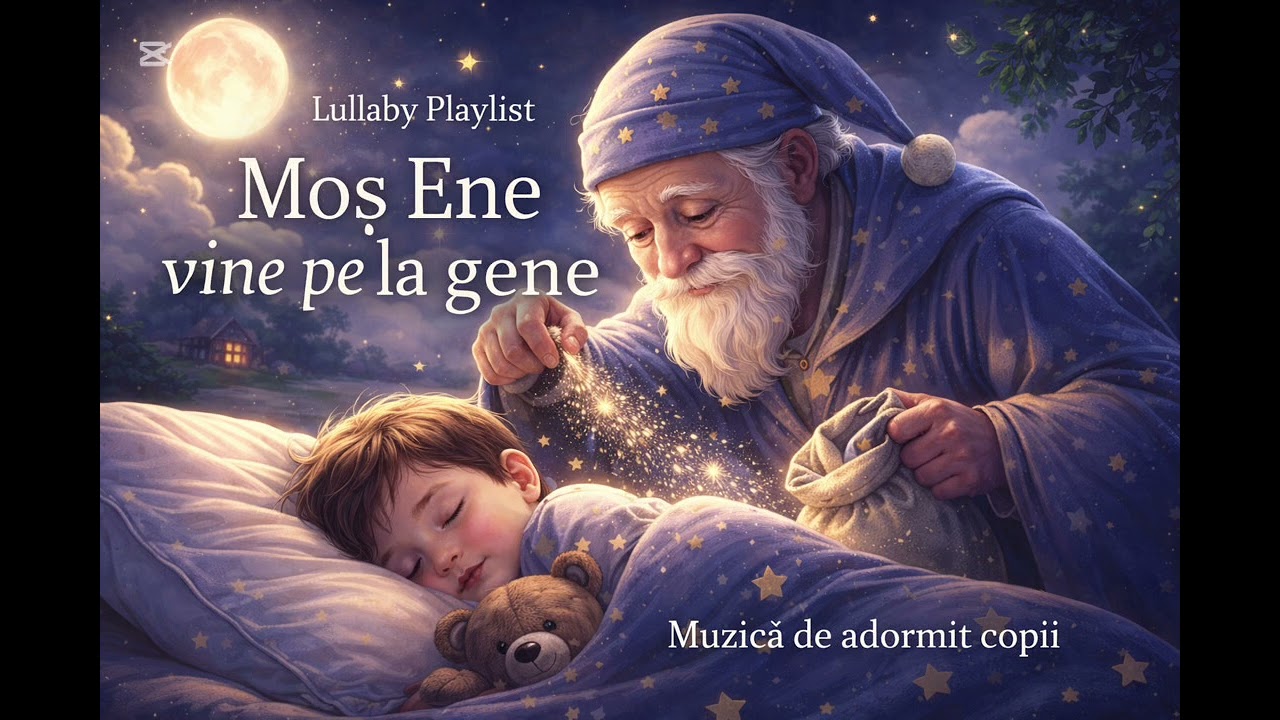 Moș Ene vine pe la gene 🌙 | Muzică de adormit copii