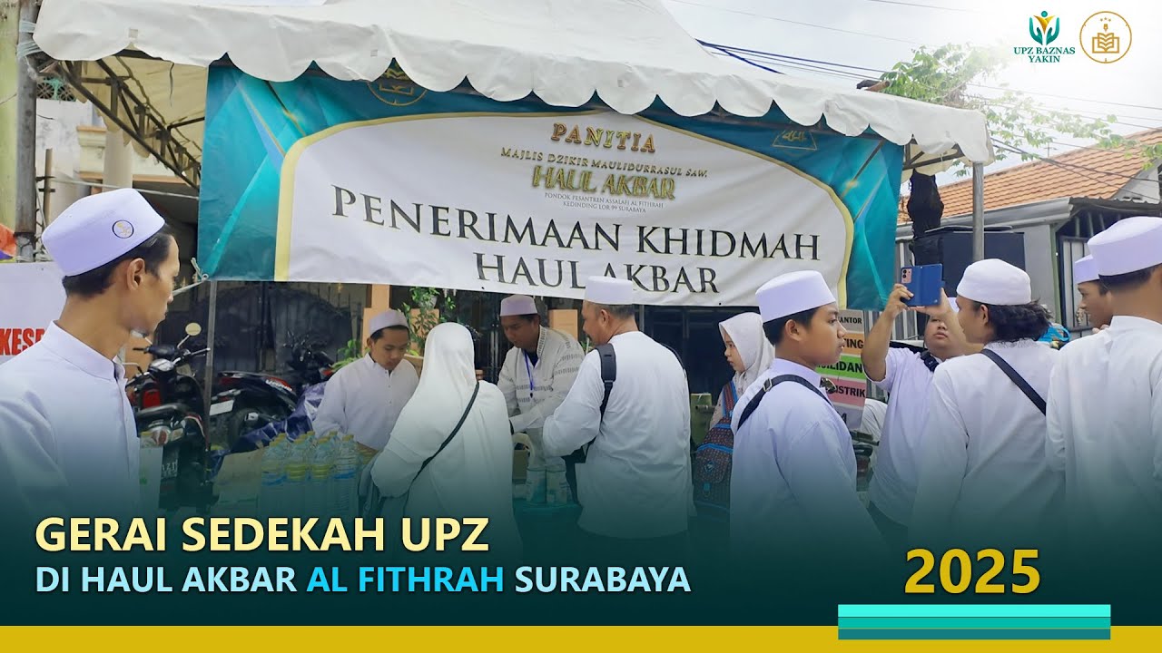Gerai Sedekah UPZ Di Haul Akbar Al Fithrah Surabaya 2025