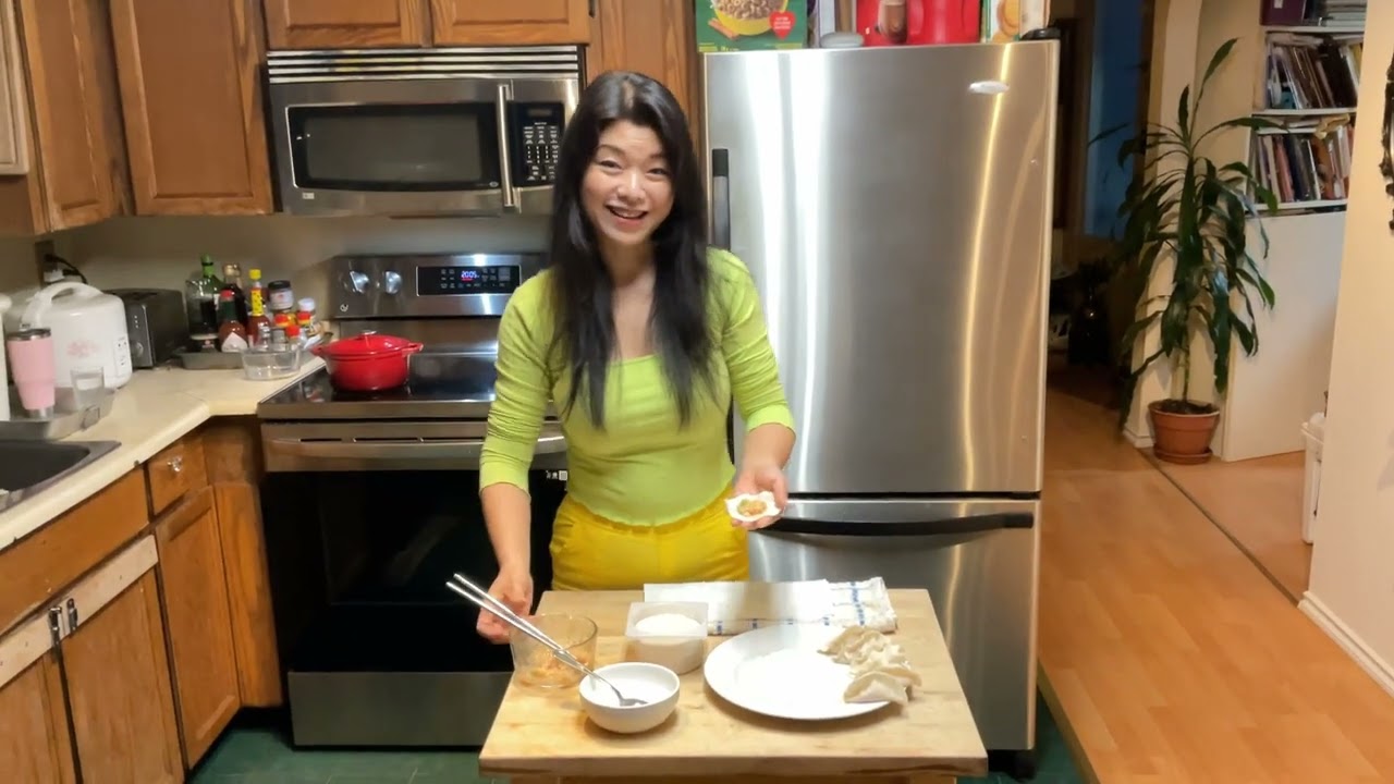 Cooking with Lily &ndash; 018 (aoli.ca) (jiaozi) Chinese Boiled dumplings (S Chinese: 水饺; T Chinese: 水餃)
