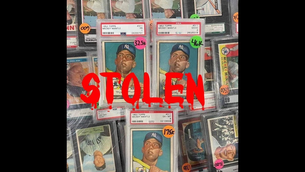 $2 MILLION In Vintage Sports Cards Stolen at the Dallas Card Show