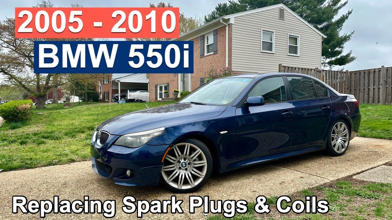 DIY 2005 2006 2007 2008 2009 2010 BMW 550i Replacing Spark Plugs & Coils