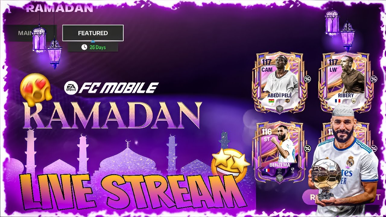 RAMADAN EVENT IS HERE! 🔥 FC MOBILE LIVE PACK OPENING