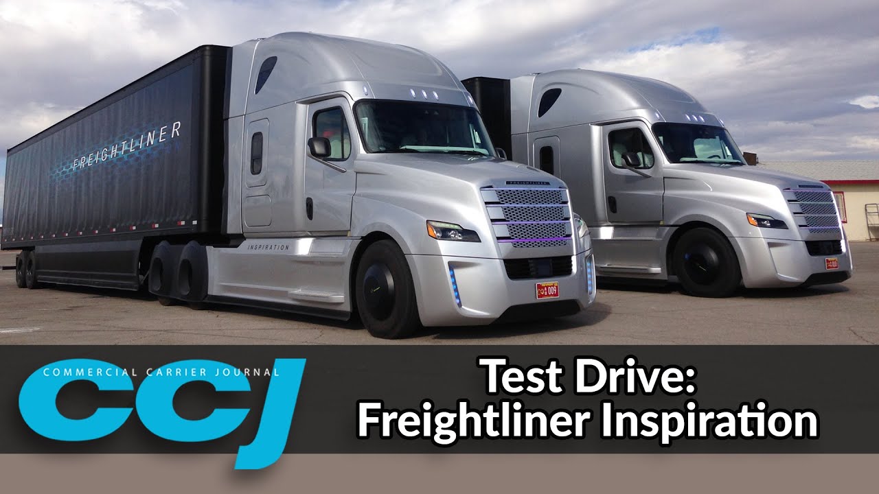 CCJ test drives Freightliner's Inspiration autonomous truck