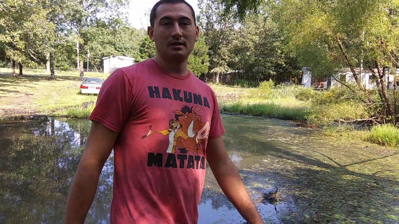 Pond Cleaning, dredging ,the Redneck way!