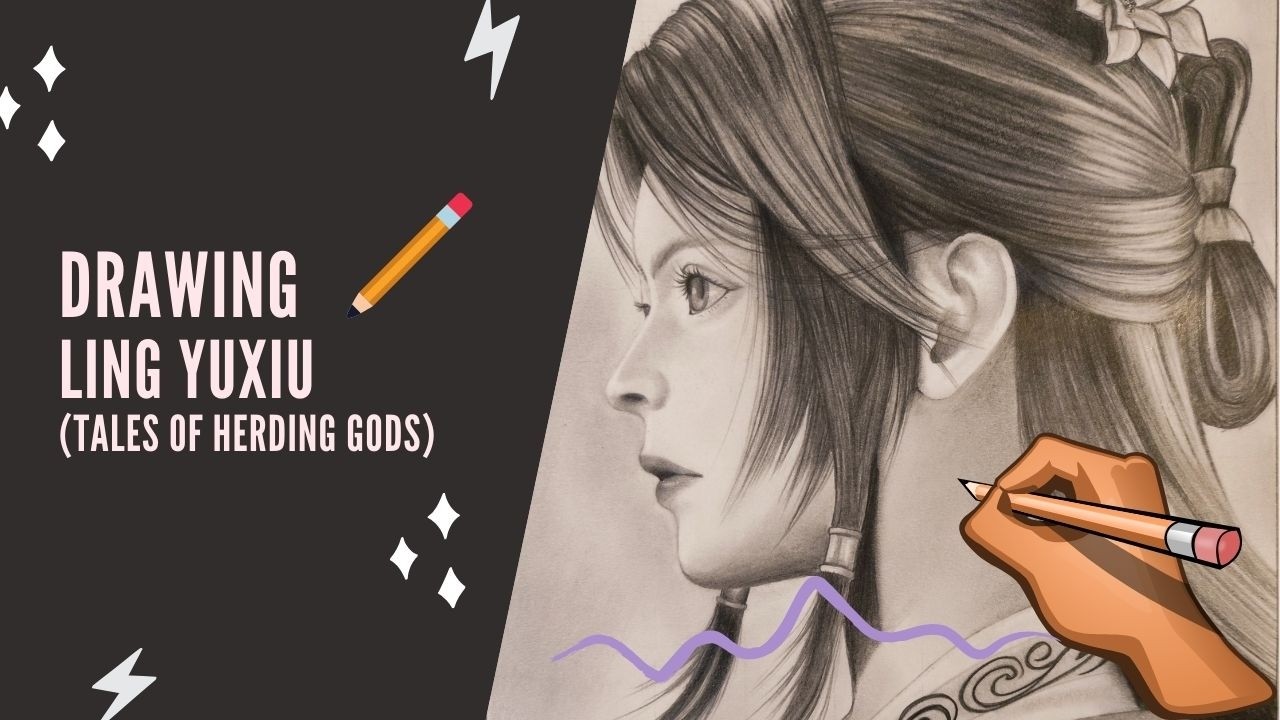 Ling Yuxiu Fanart Timelapse | Drawing the Seventh Princess from Tales of Herding Gods