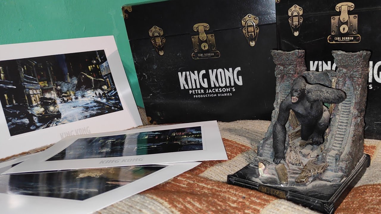 King Kong Peter Jackson's Production Diaries w. Statue Japanese US Unboxing Review en